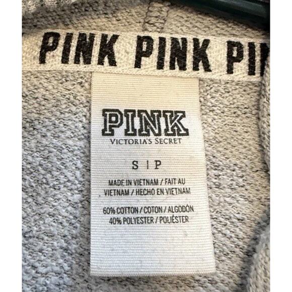 Gray Hoodie By Victorias Secret Pink Size S - Picture 8 of 11